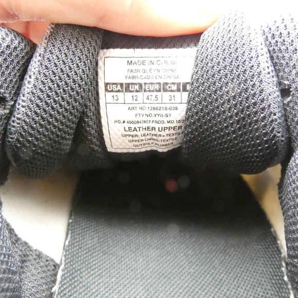 Under Armour Spine Disrupt 1266218-035 Mens 13 Running Shoes Gray Black Sneakers - Picture 10 of 11